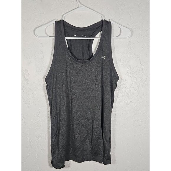 Under Armour Tops - Under Armour Athletic Tank Top Sz Small Dark Gray Racer Back Loose Fit Womens